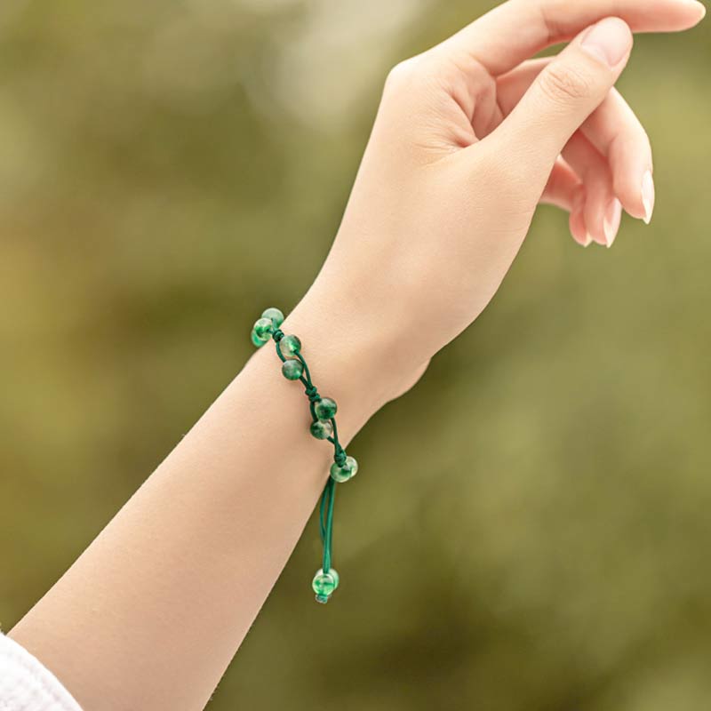 Bracciale Buddha Stones Agata rossa Agata muschiata Cinabro Calma