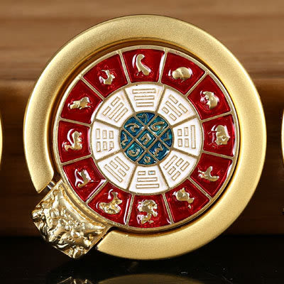 Supporto per anello per telefono con simbolo della pace tibetano Om Mani Padme Hum, decorazioni universali per telefono