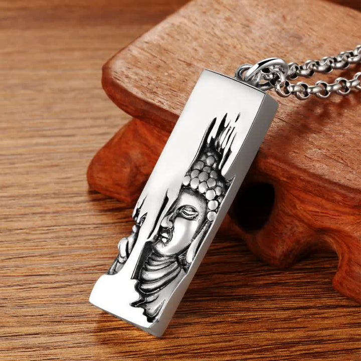 Collana con ciondolo in stile vintage Buddha Stones, Tathagata Buddha, amuleto di protezione e forza portafortuna - image 12