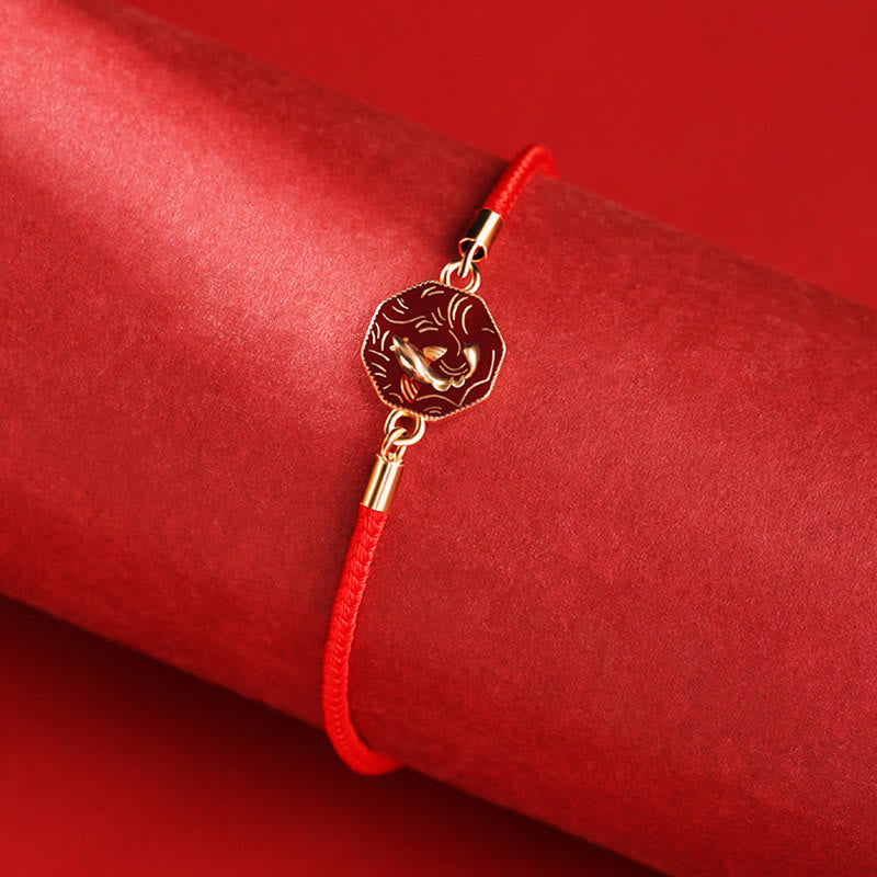 Bracciale intrecciato a mano Buddha Stones 925 Sterling Silver Luck Koi Fish Cambia Colore Ricchezza