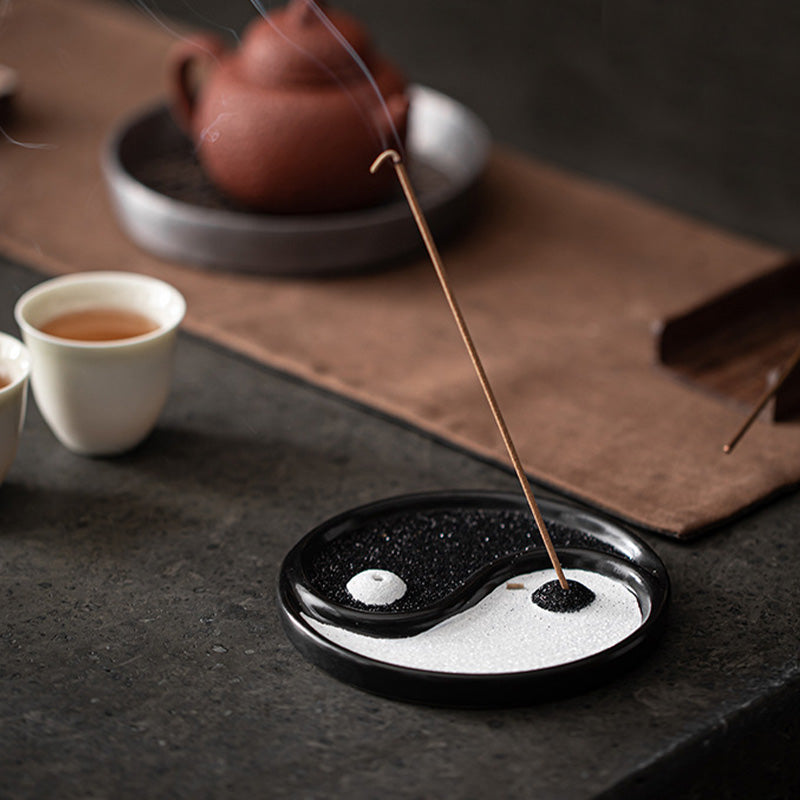 Porta incenso Buddha Stones Yin Yang Zen Balance