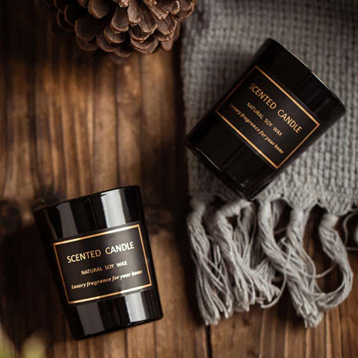 Candela di cera di soia profumata per aromaterapia con fragranza di pera e fresia Blue Bell Meditazione Preghiera - image 9