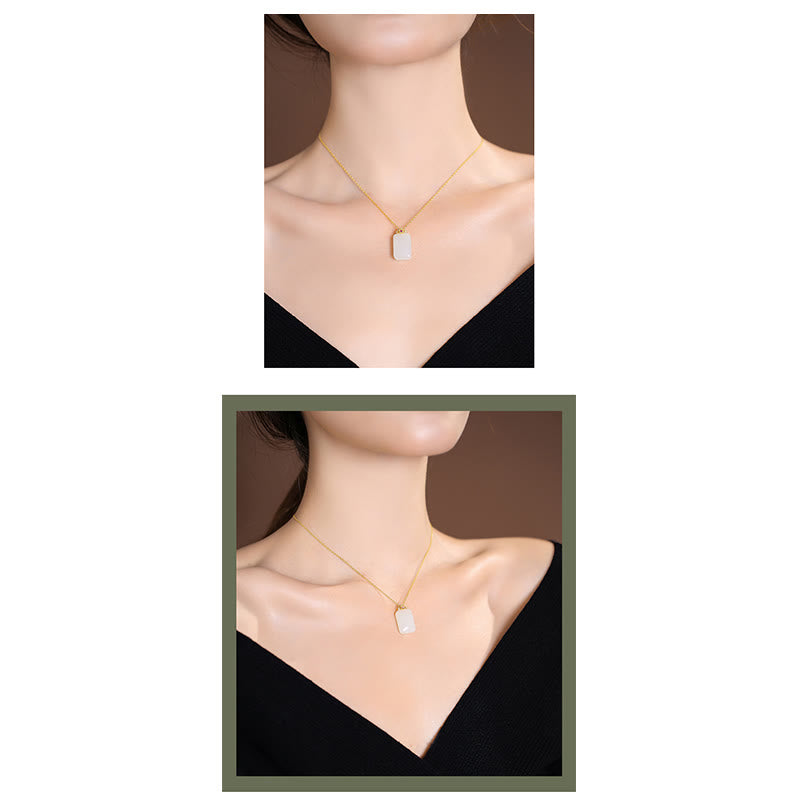 Collana con ciondolo a forma di farfalla Buddha che ride in giada ciano naturale Hetian Jade in argento sterling 925 - image 18