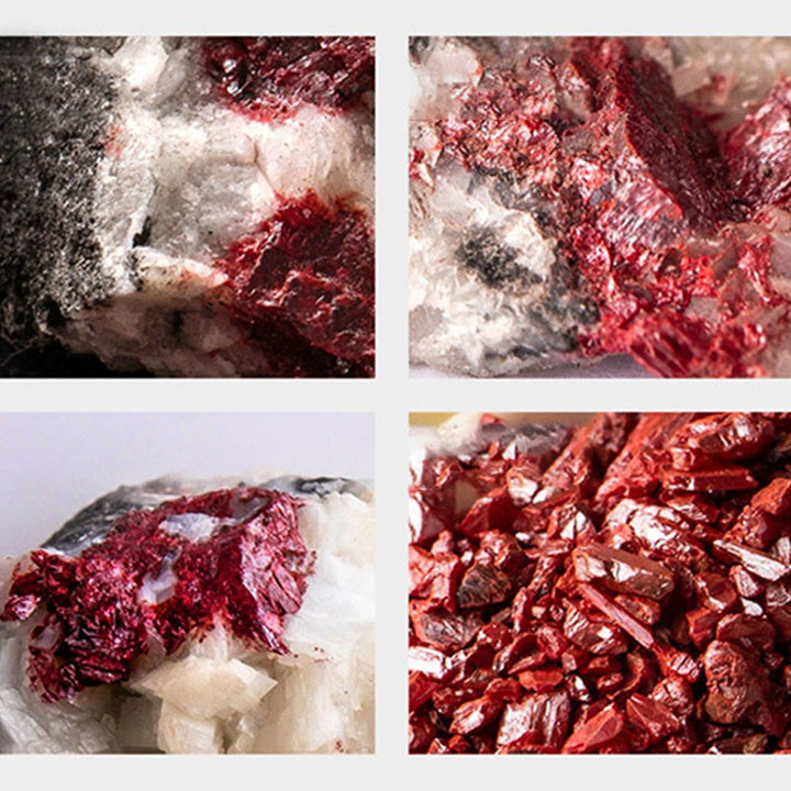 Braccialetto in corda intrecciata fatto a mano con perline di cinabro naturale in argento sterling 925 Buddha Stones - image 17