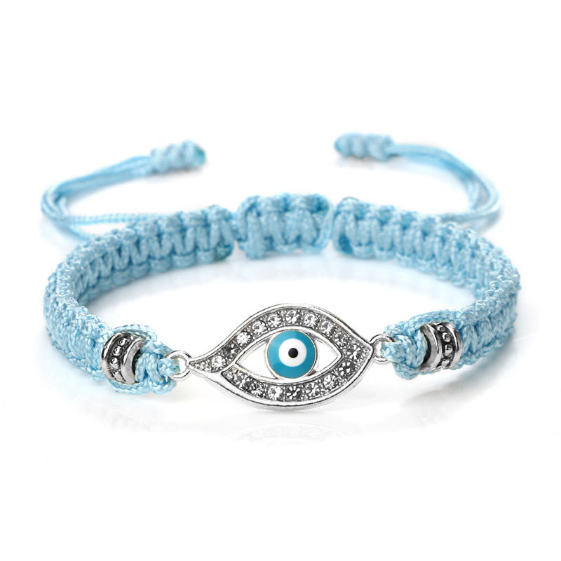 Braccialetto di corda Buddha Stones Evil Eye Keep Away Evil Spirits