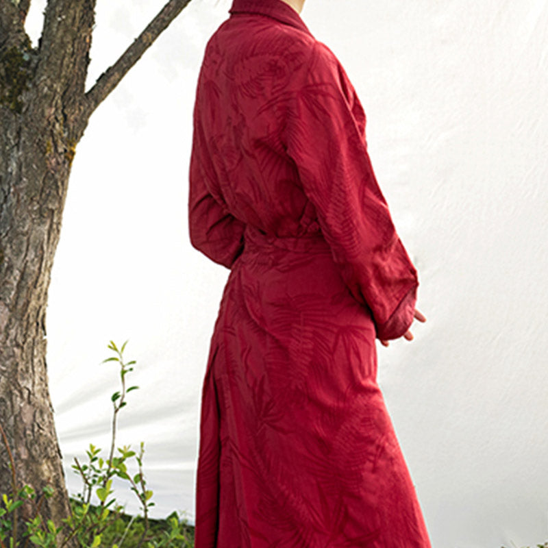 Buddha Stones Tibetan Dress Clothing Lhasa Abito lungo avvolgente Maxi abito Abbigliamento donna