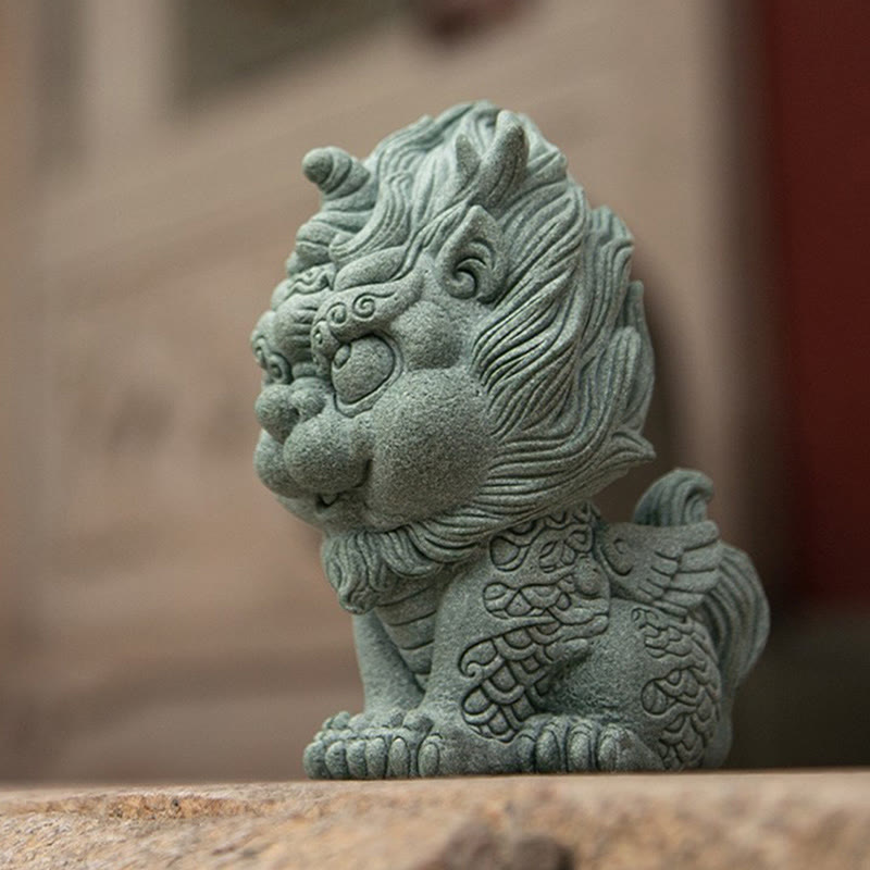 Buddha Stones FengShui Piccolo PiXiu Ricchezza Fortuna Decorazione della casa - image 9