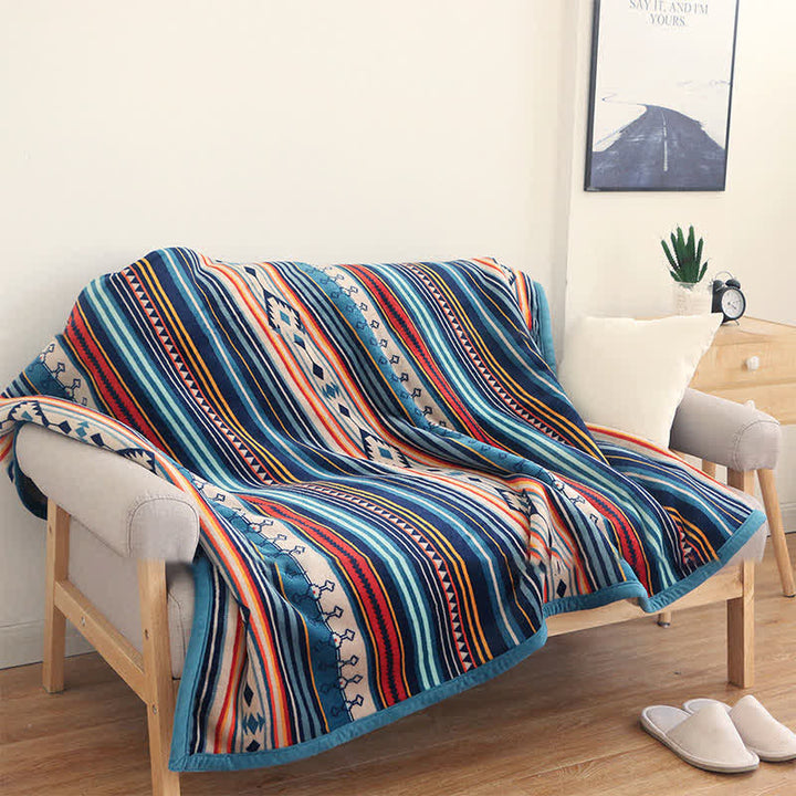 Coperta da letto morbida e calda geometrica Buddha Stones - 127 cm * 152 cm - image 0