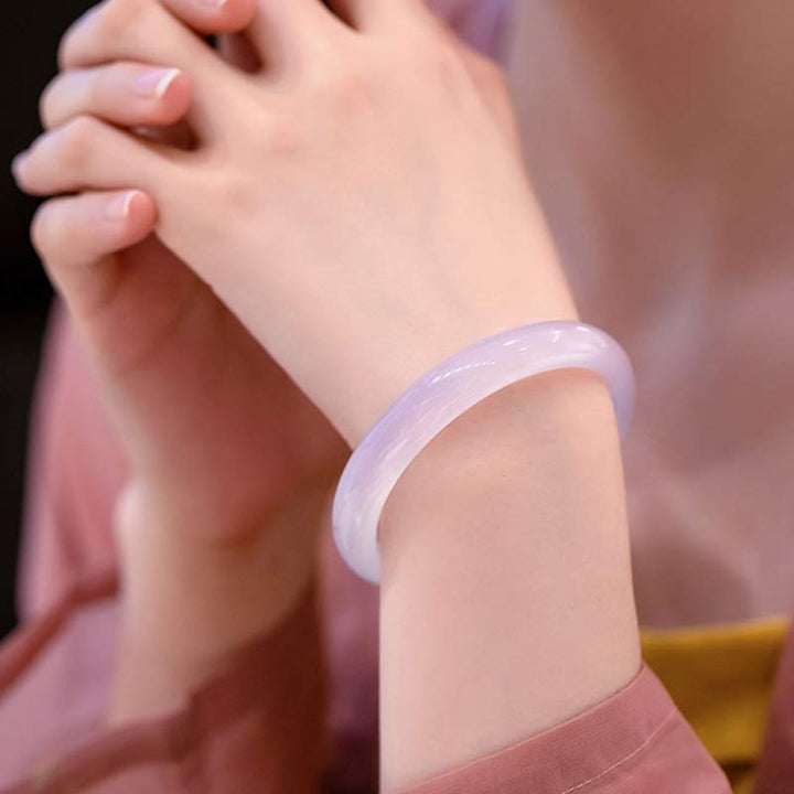 Buddha Stones Calcedonio naturale Armonia Braccialetto positivo - image 15