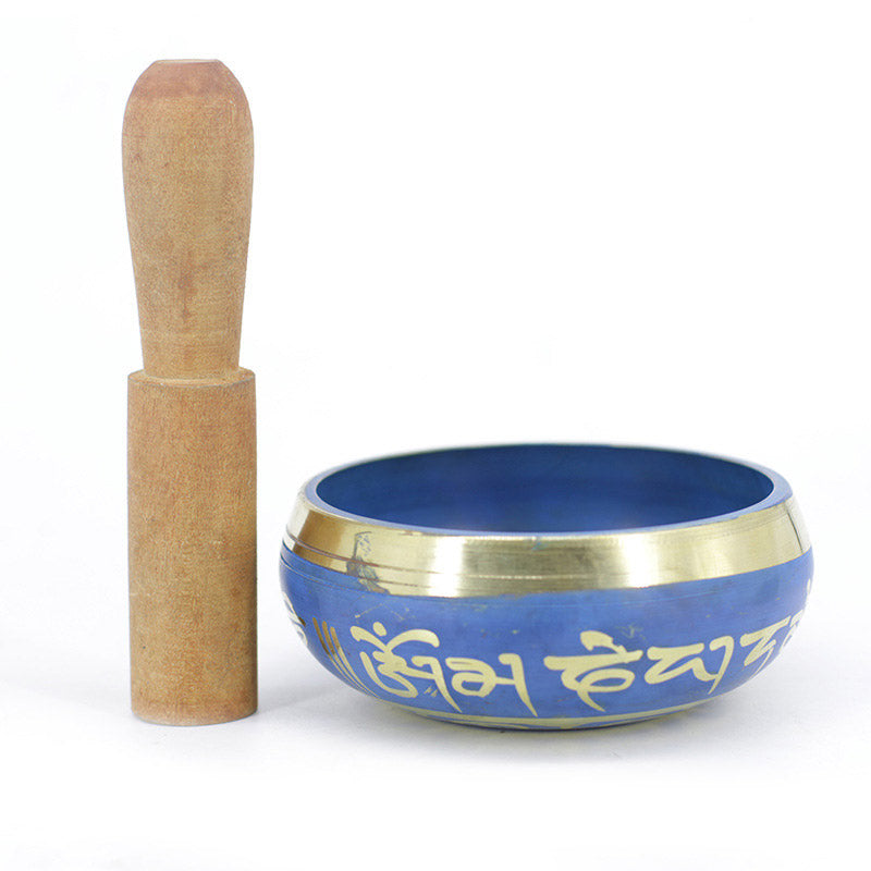 Buddha Stones Ciotola tibetana del suono realizzata a mano per il rilassamento Meditazione Preghiera Set di ciotole canore