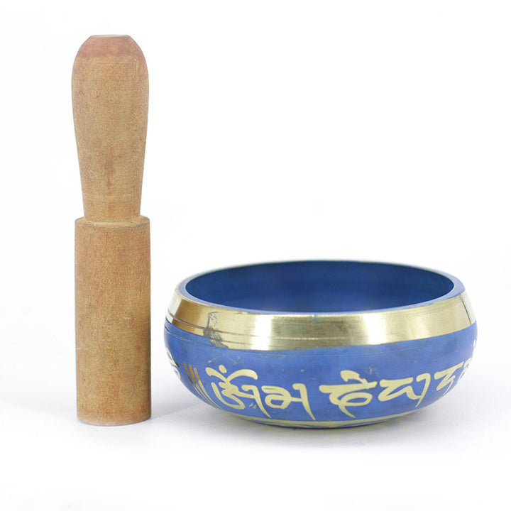 Buddha Stones Ciotola tibetana del suono realizzata a mano per il rilassamento Meditazione Preghiera Set di ciotole canore