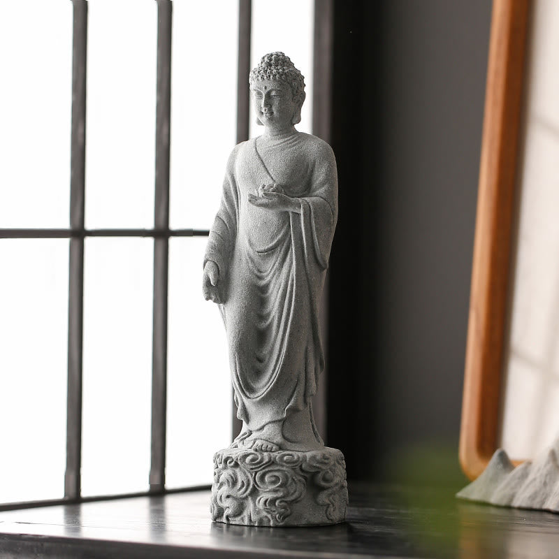 Buddha Stones Meditazione Buddha Nuvole di buon auspicio Design Serenità Decorazione della casa - image 6