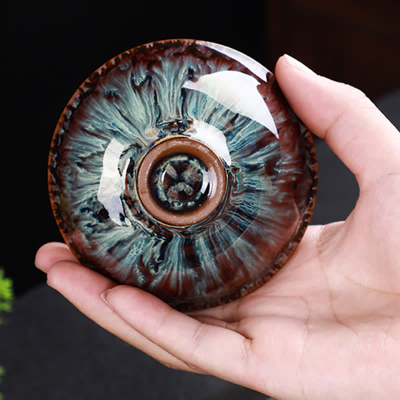 Tazze da tè in ceramica colorata con Buddha Stones, per casa e ufficio