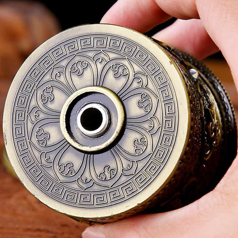 Buddha Stones Ruota di preghiera di benedizione tibetana Decorazione per auto