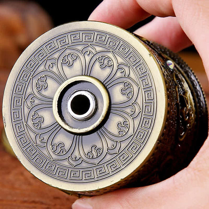 Buddha Stones Ruota di preghiera di benedizione tibetana Decorazione per auto