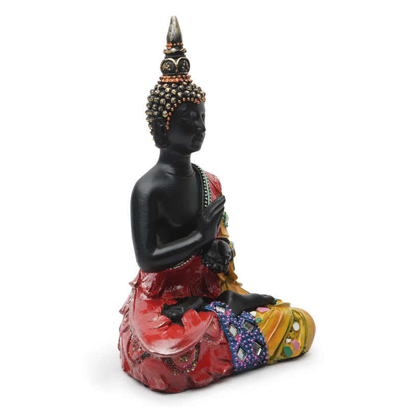 Decorazione statua in resina della serenità del Buddha tailandese