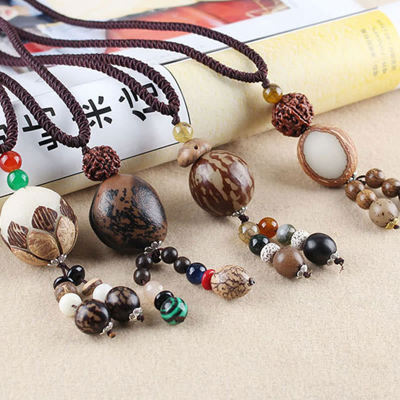 Collana con ciondolo Buddha Stones Bodhi Seed Lotus Wisdom Harmony - image 15