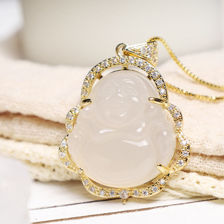 Collana Buddha Stones Buona Fortuna Buddha Ridente - image 23