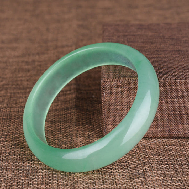 Braccialetto Buddha Stones Natural Jade Luck Healing Prosperity Bangle