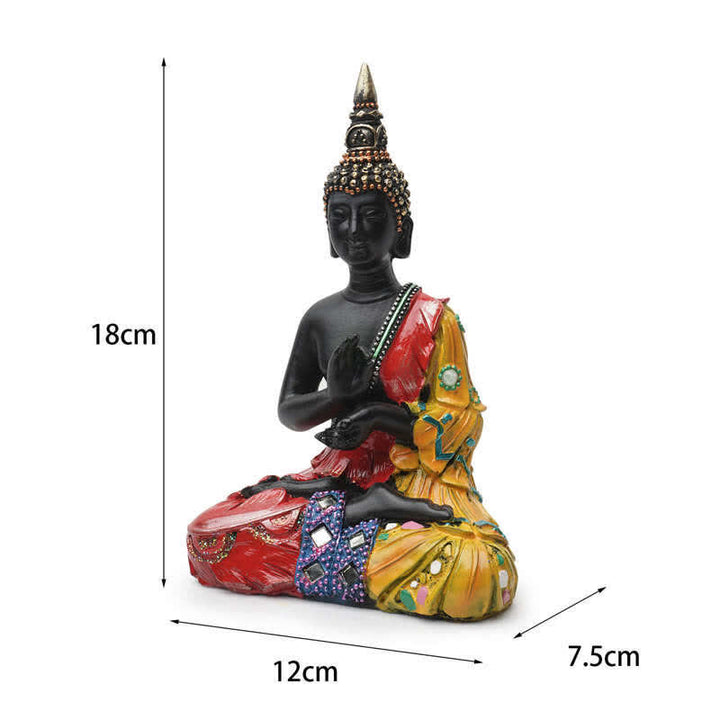 Decorazione statua in resina della serenità del Buddha tailandese