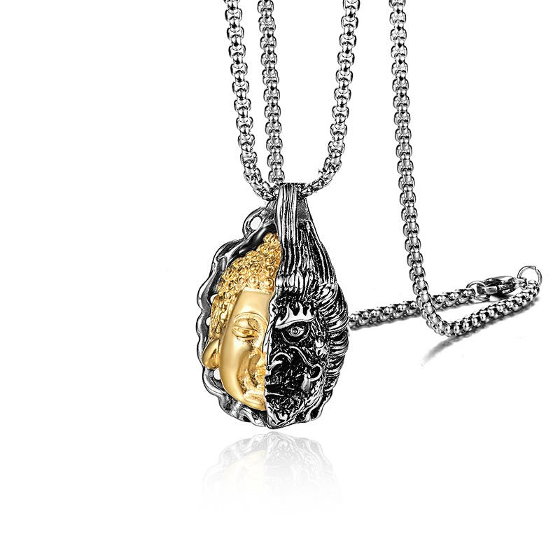 Buddha Stones Collana potente metà Buddha metà diavolo - image 2