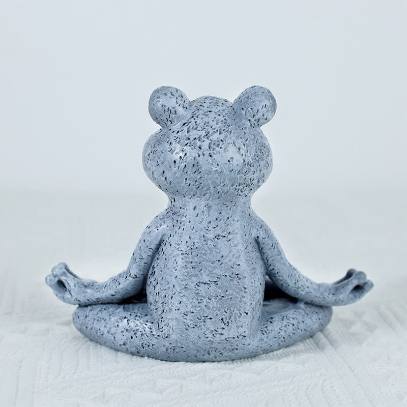 Meditazione Zen Cane Gatto Rana Decorazione