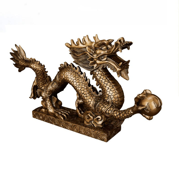 Buddha Stones Feng Shui Drago Nuvola di buon auspicio Ricchezza Fortuna Decorazione