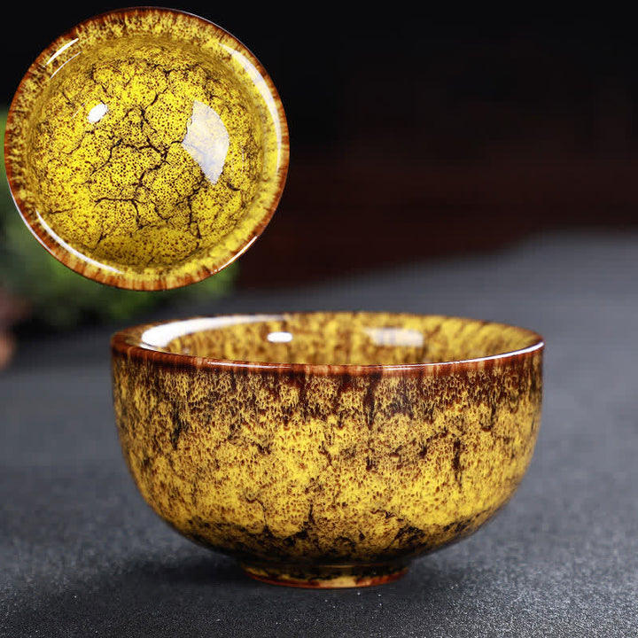 Tazze da tè in ceramica colorata con Buddha Stones, per casa e ufficio