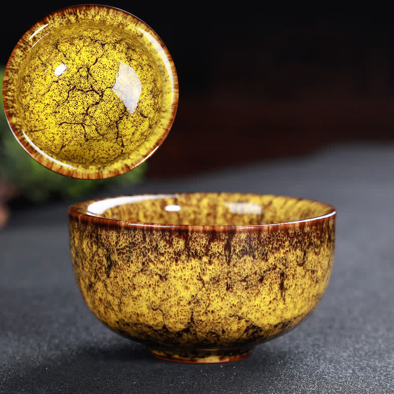 Tazze da tè in ceramica colorata con Buddha Stones, per casa e ufficio - Oro - image 81