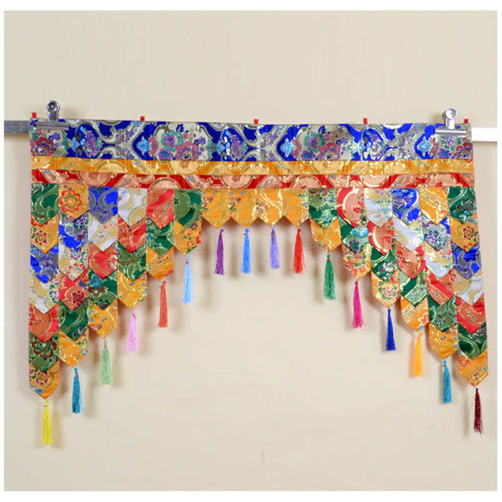 Tenda tibetana a cinque colori, tenda da preghiera, tenda da meditazione, tenda di guarigione