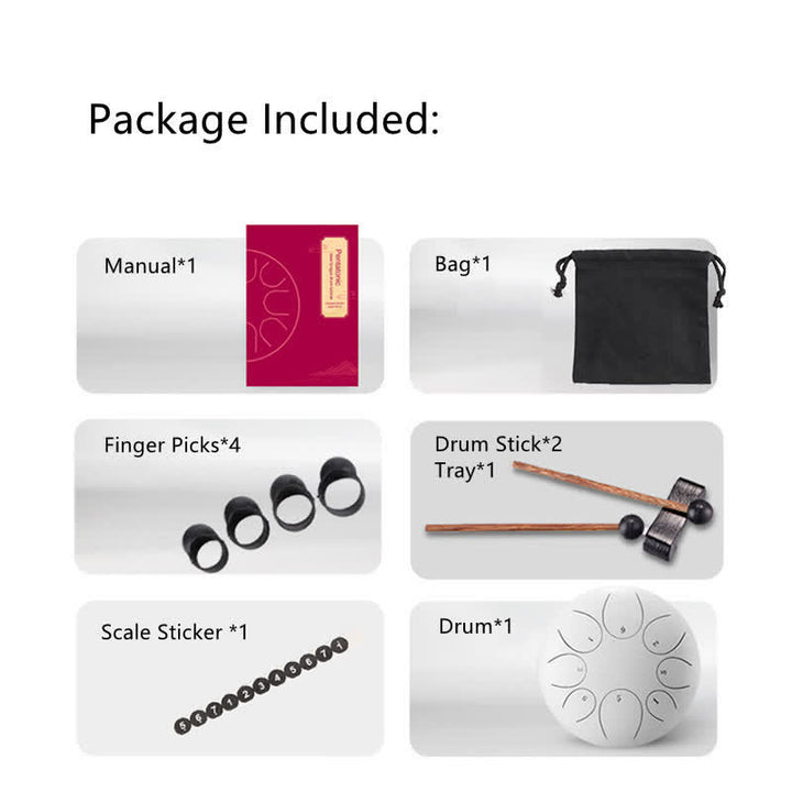 Kit di batteria yoga per meditazione e guarigione sonora con tamburo in acciaio - image 22