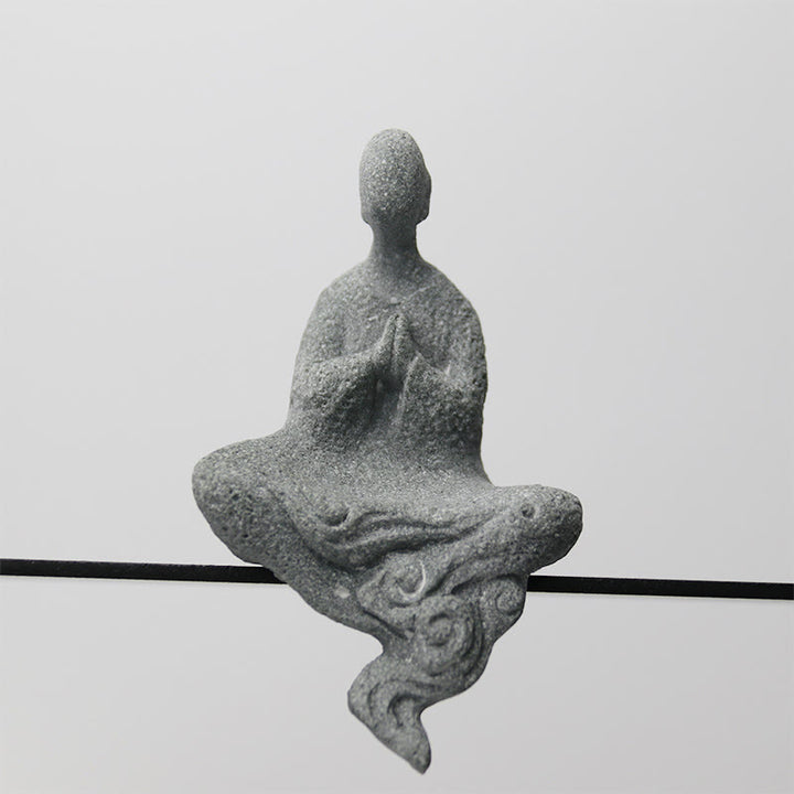 Buddha Stones Meditazione Buddha Monaco Serenità Decorazione della casa - image 15