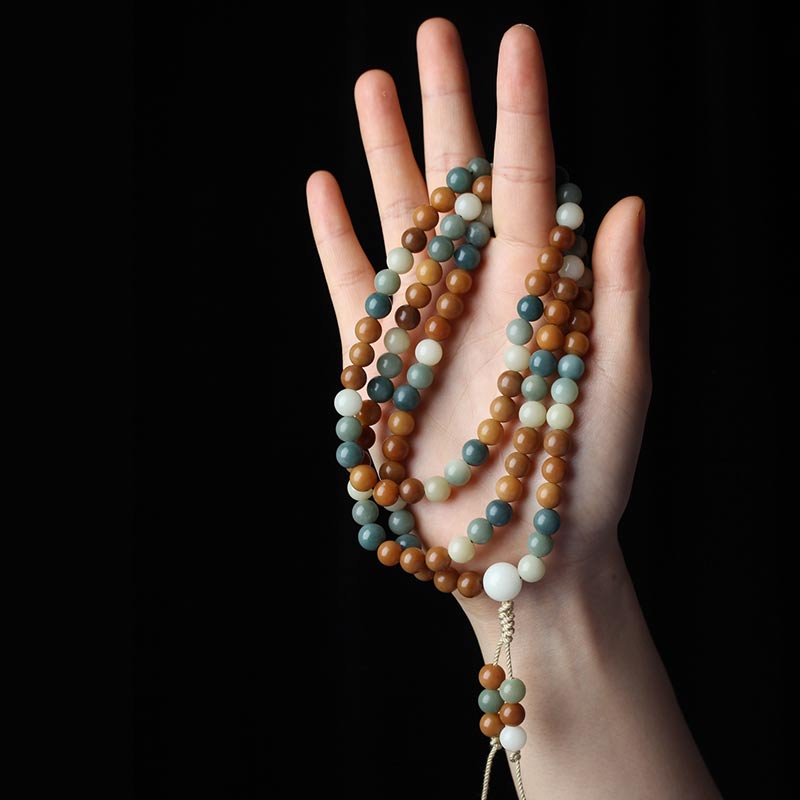 Braccialetto di saggezza di Mala Harmony Bodhi Seed Buddha Stones