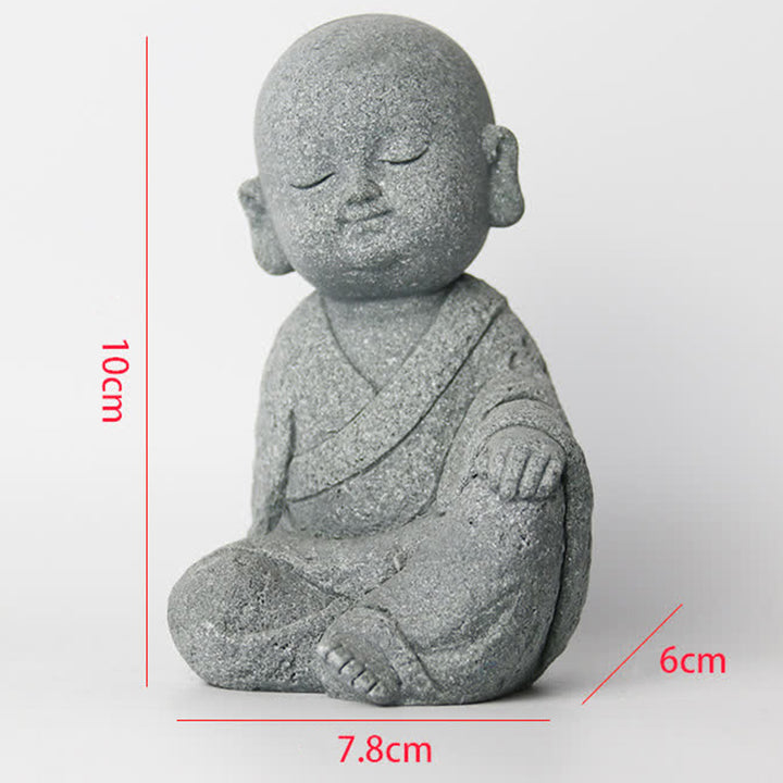 Buddha Stones Meditazione Preghiera Statua del Buddha Compassione Decorazione della casa