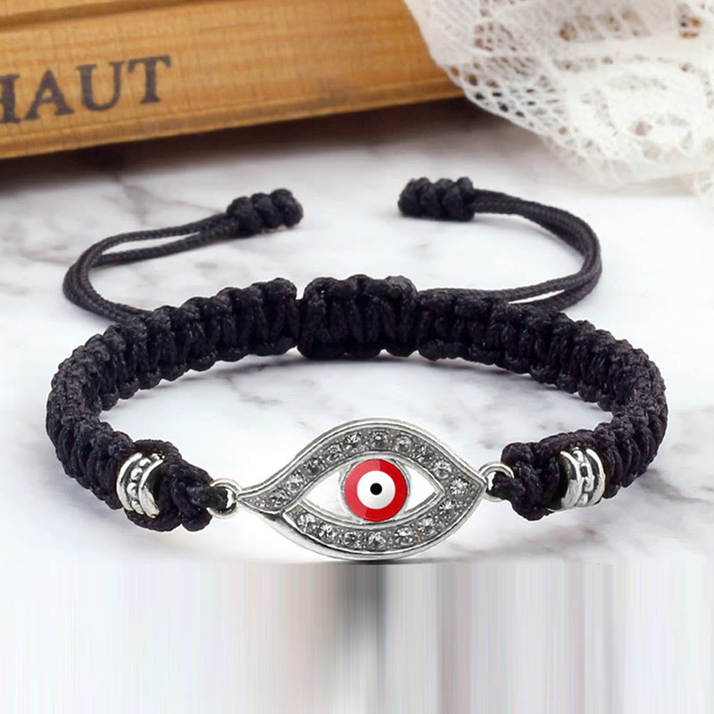 Braccialetto di corda Buddha Stones Evil Eye Keep Away Evil Spirits