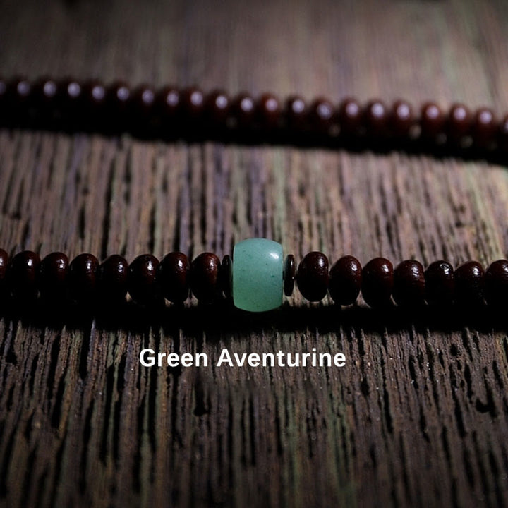 Buddha Stones Tibet naturale 108 Mala Beads Viola Bodhi Seed Three-eyed Dzi Bead Rame Dorje Harmony Bracciale