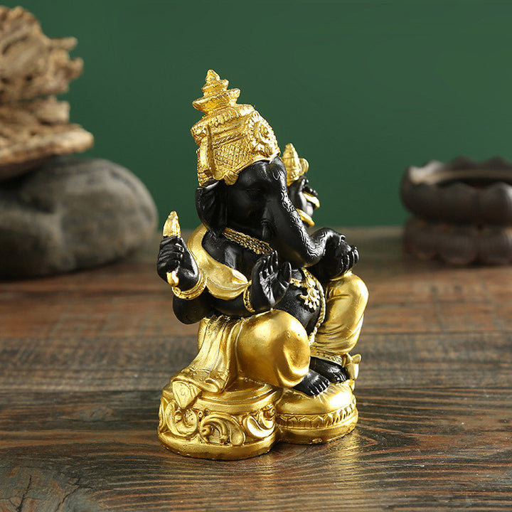 Decorazione tibetana Ganpati FengShui Buddha Stones