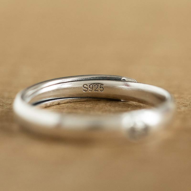 Anello di coppia di benedizione del Buddha Buddha Stones in argento sterling 925, zodiaco cinese, natale - image 26