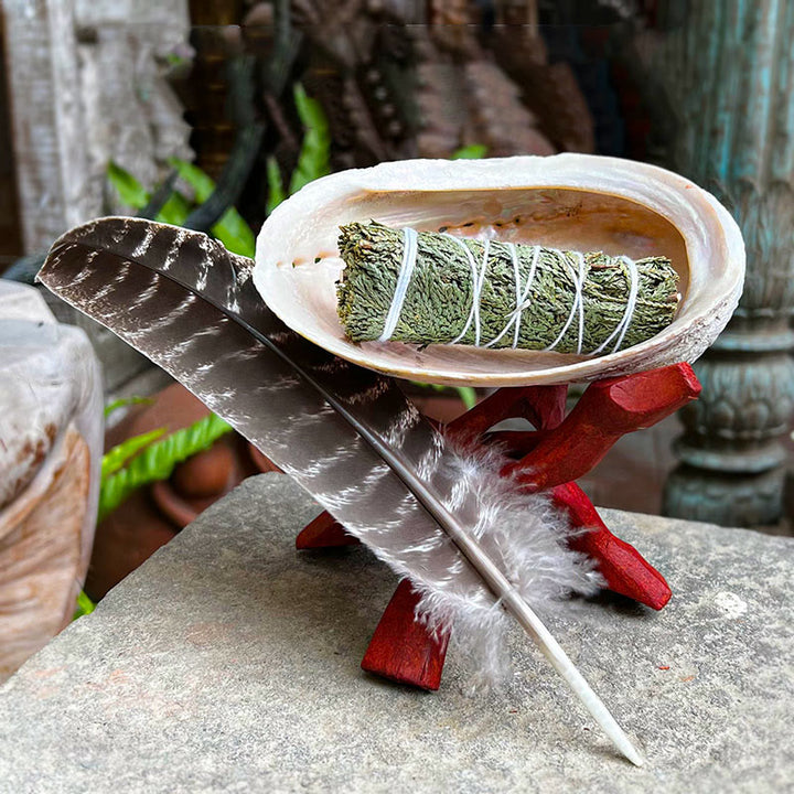 Buddha Stones Cedar Smudge Stick per la pulizia della casa Incenso Meditazione e rituali Bastoncini di cedro Bacchette di incenso