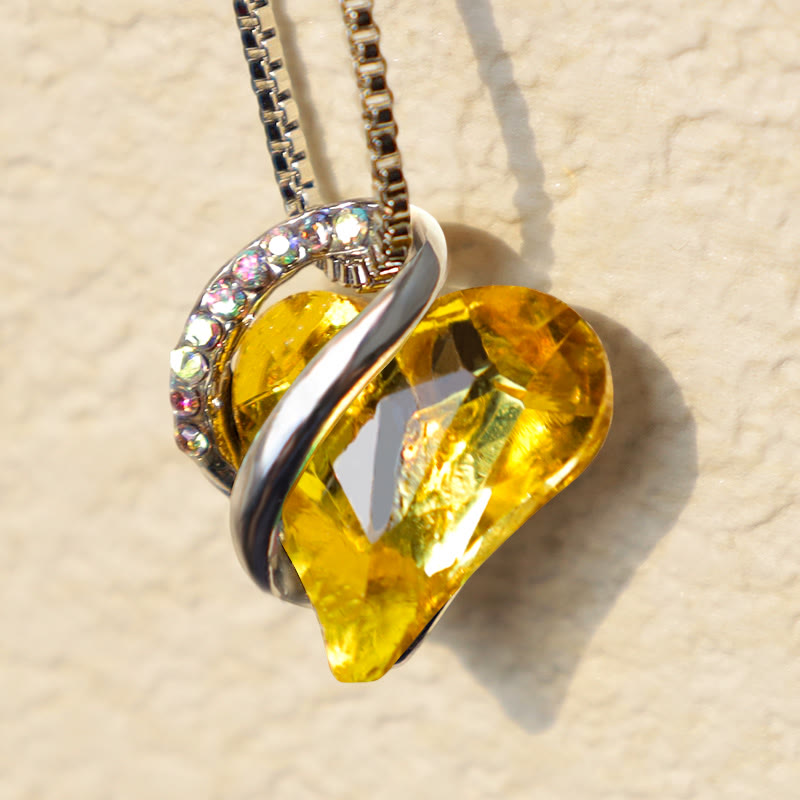 Collana con ciondolo con energia curativa, pietra portafortuna del cuore Buddha Stones d'amore