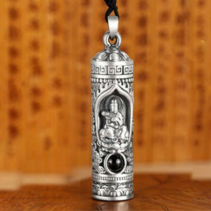 Collana con ciondolo di Buddha natale con proiezione dello zodiaco cinese e della prosperità - Drago/Serpente - image 12