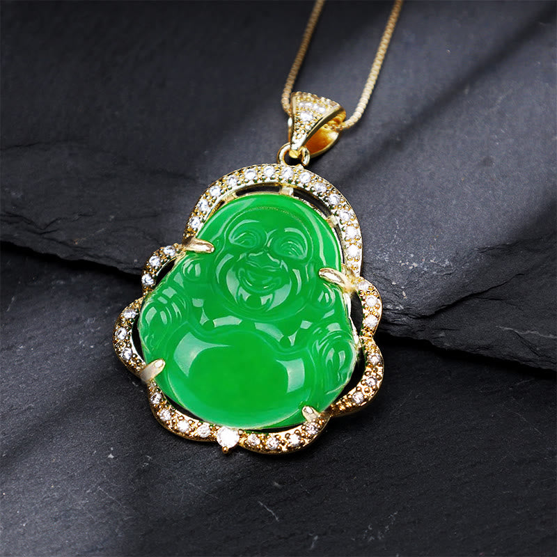Collana Buddha Stones Buona Fortuna Buddha Ridente - image 3