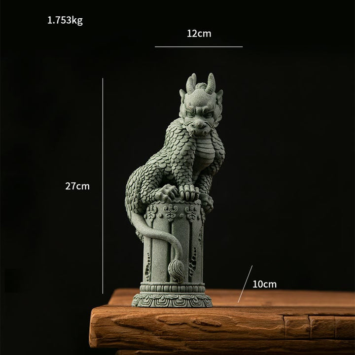 Buddha Stones Feng Shui in piedi seduto drago successo fortuna decorazione della casa