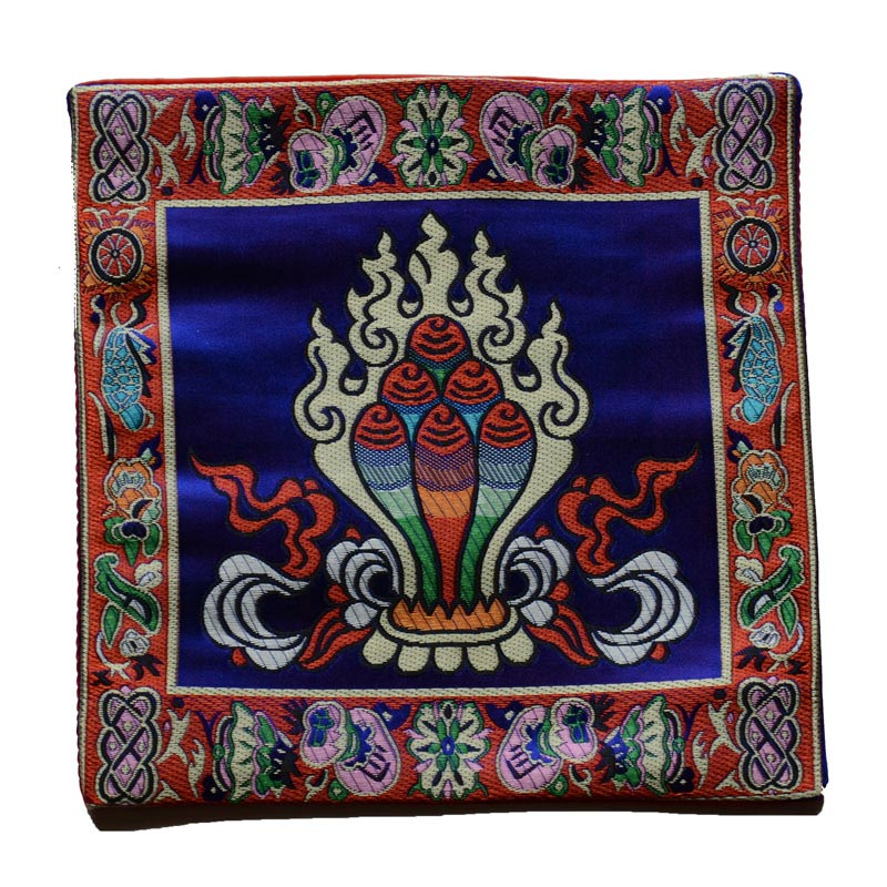 Buddha Stones Preghiera Altare Tappetino Guarigione Meditazione Vajra Simboli di Buon Auspicio