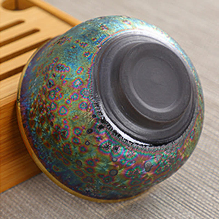 Buddha Stones Tazza da tè in ceramica colorata Tazze da tè