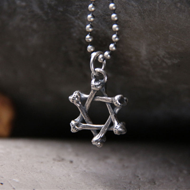 Collana con Stella di David in Argento Sterling 925 e Protezione della Speranza - Piccolo - image 2