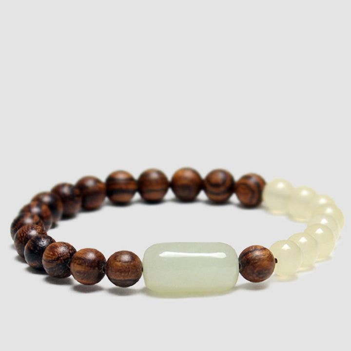 Bracciale Buddha Stones Jade Sandalwood Luck Abbondanza