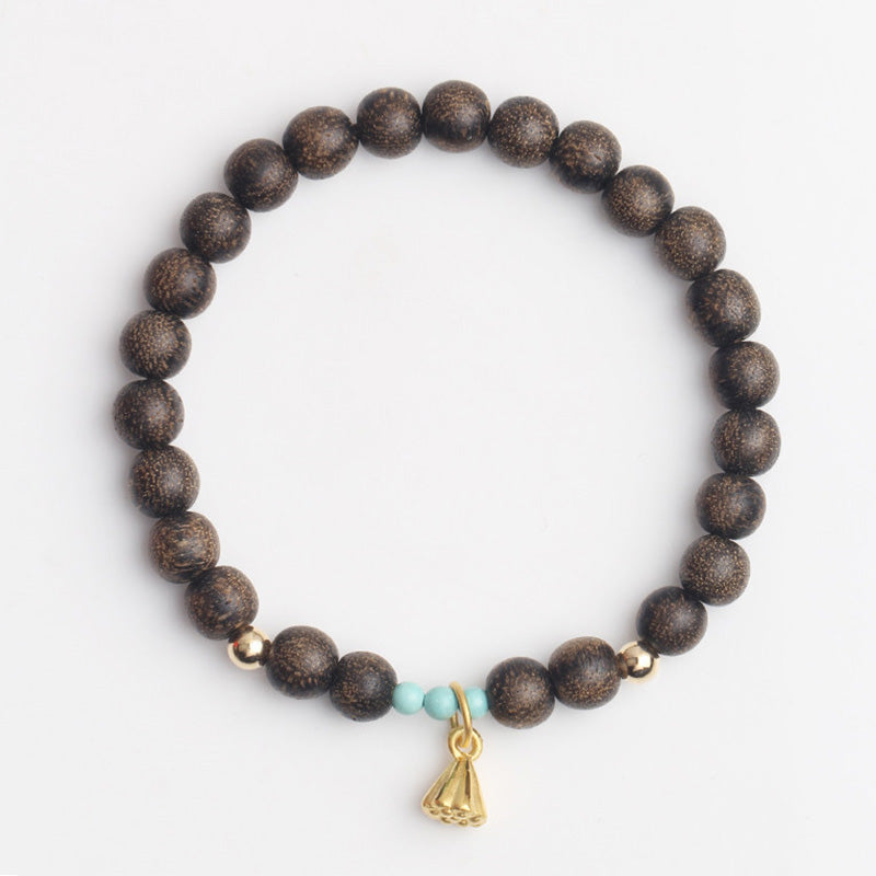 Bracciale Buddha Stones Agarwood Lotus Strength