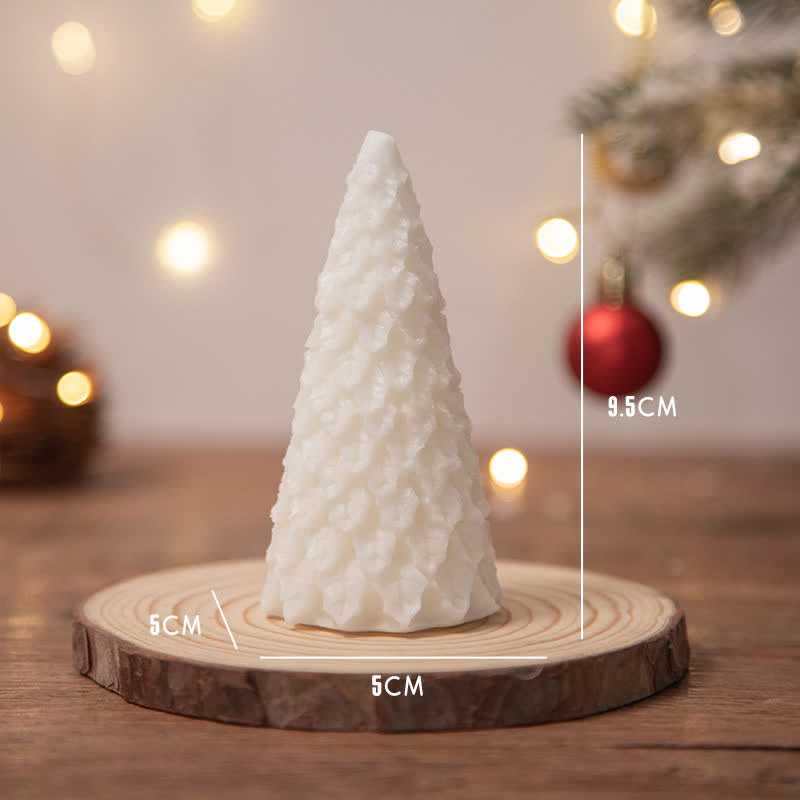 Candela profumata in cera di soia per albero di Natale, regalo per familiari e amici