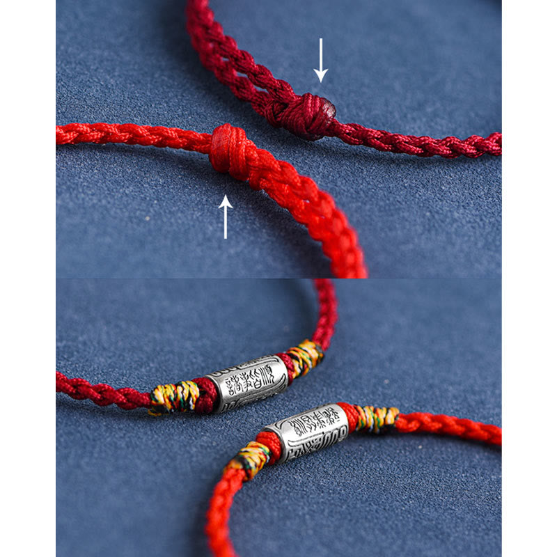 Buddha Stones Bracciale Cavigliera in Argento Sterling 925 Fatto a Mano Tutto Va Bene Design Protezione Forza - image 17